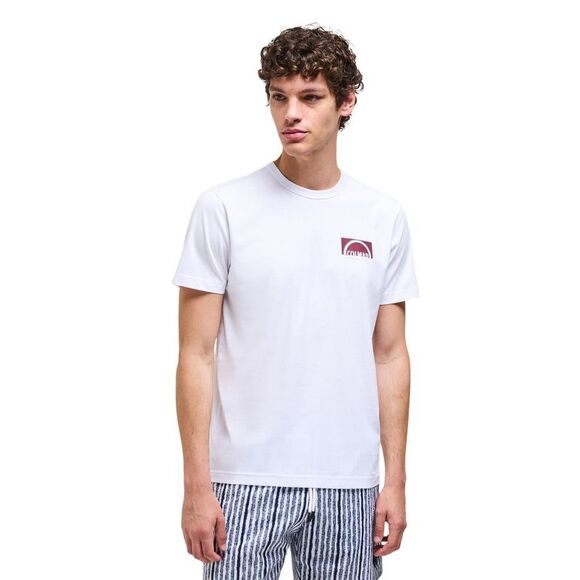 Colmar Originals White Cotton Men's T-Shirt